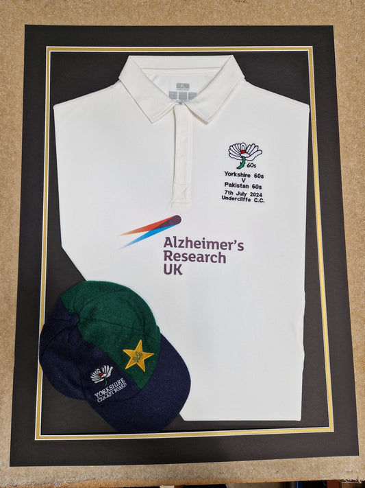 DIY Cricket shirt and cap framing kit with bespoke template