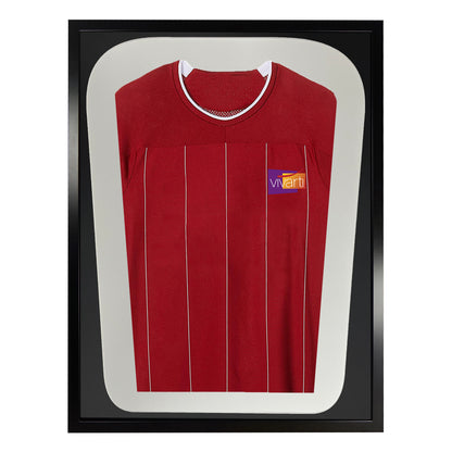 Vivarti DIY Tapered 3D Mounted Sports Shirt Display Gloss Black Frame