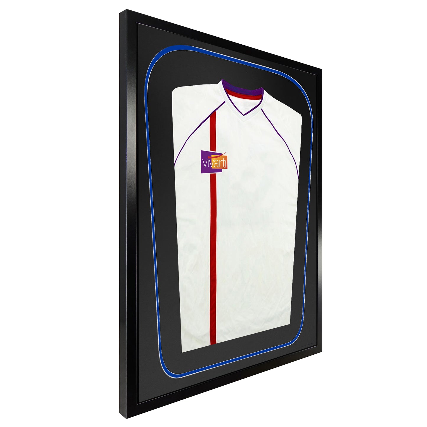 Vivarti DIY Tapered 3D Double Mounted Sports Shirt Display Black Frame
