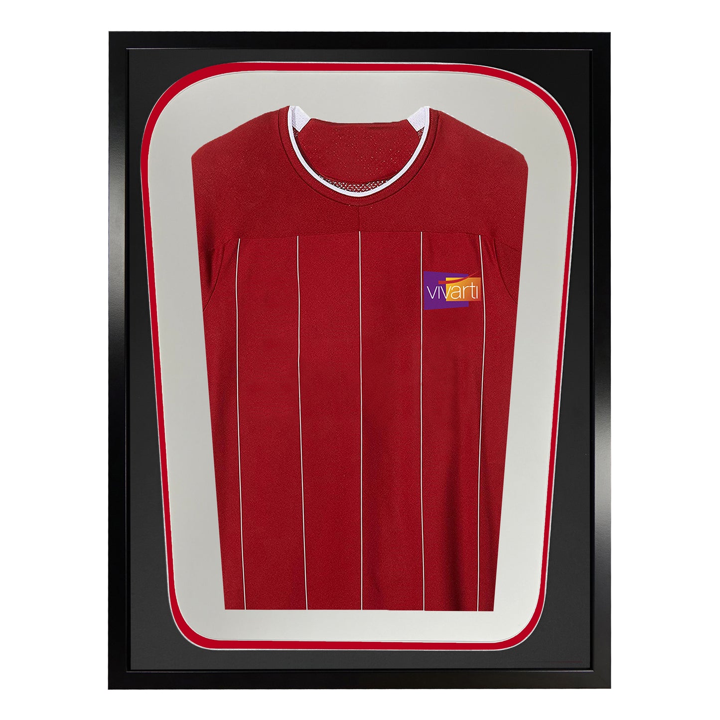 Vivarti DIY Tapered 3D Double Mounted Sports Shirt Display Black Frame