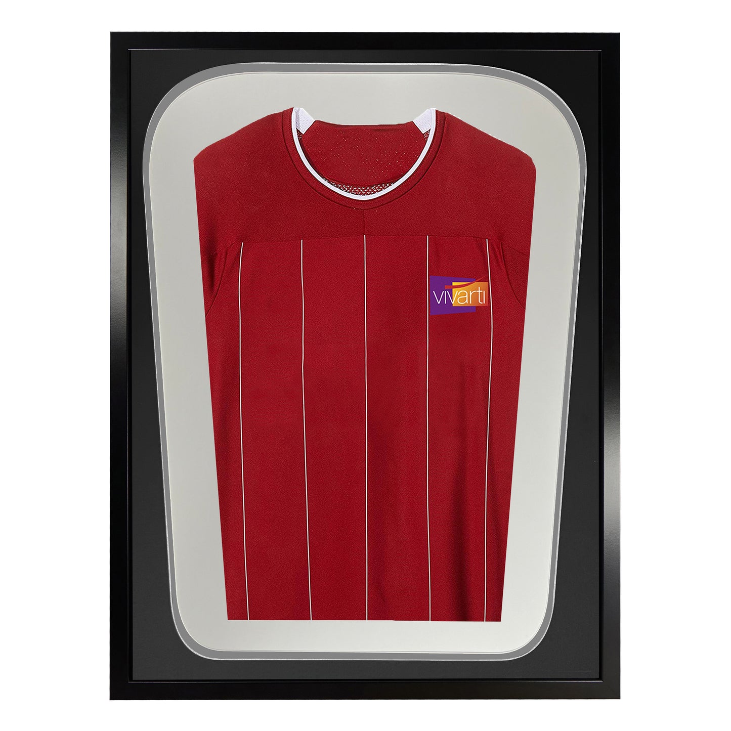 Vivarti DIY Tapered 3D Double Mounted Sports Shirt Display Black Frame
