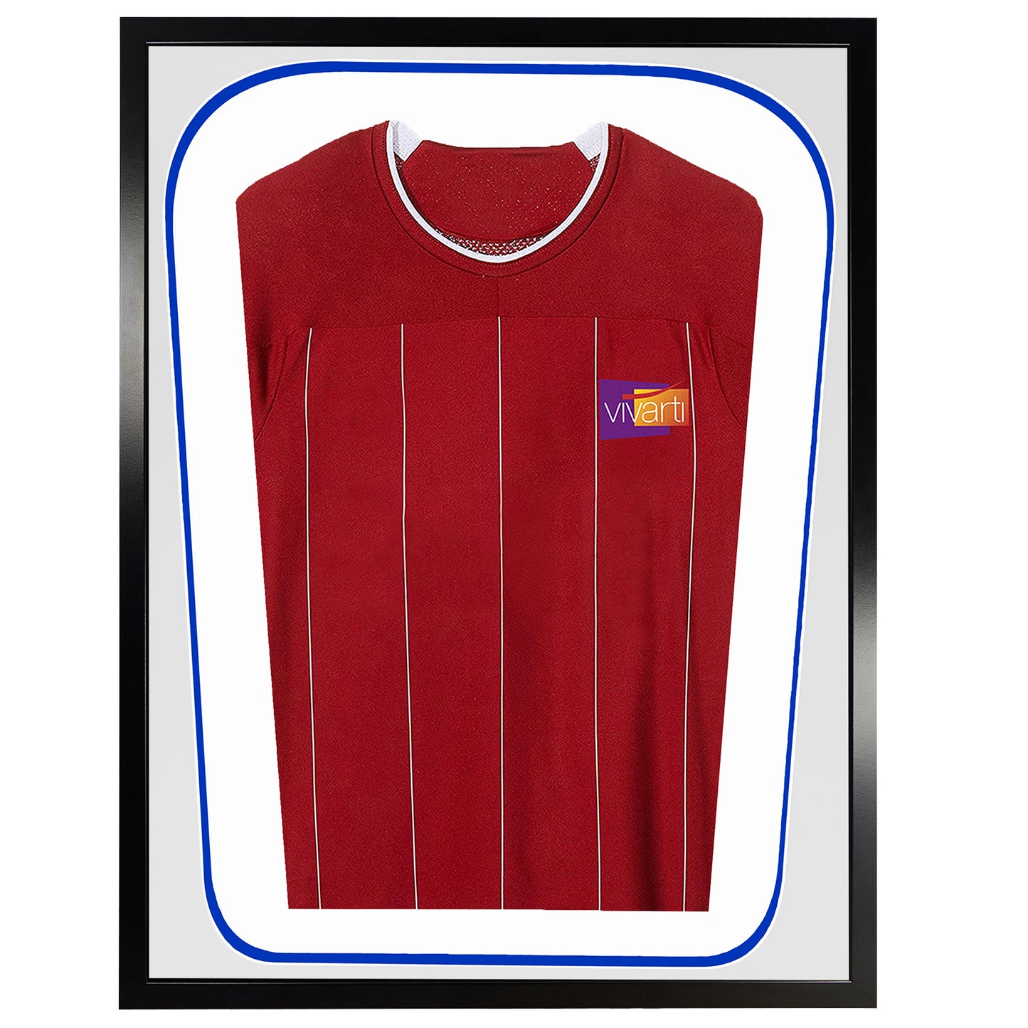 Vivarti DIY Tapered 3D Double Mounted Sports Shirt Display Black Frame