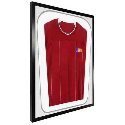 Vivarti DIY Tapered 3D Double Mounted Sports Shirt Display Gloss Black Frame