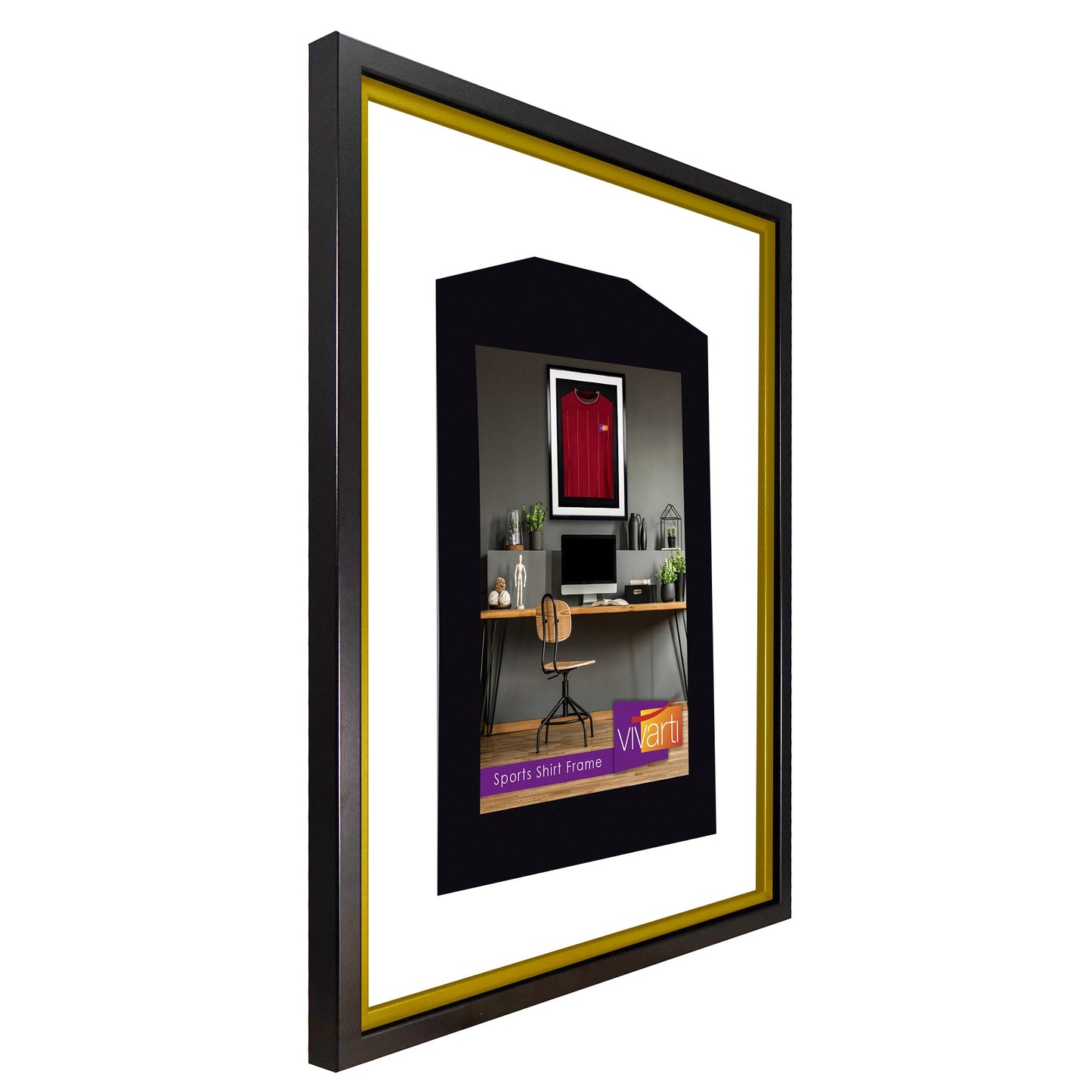 Vivarti DIY Sports Shirt Standard Black  Frame