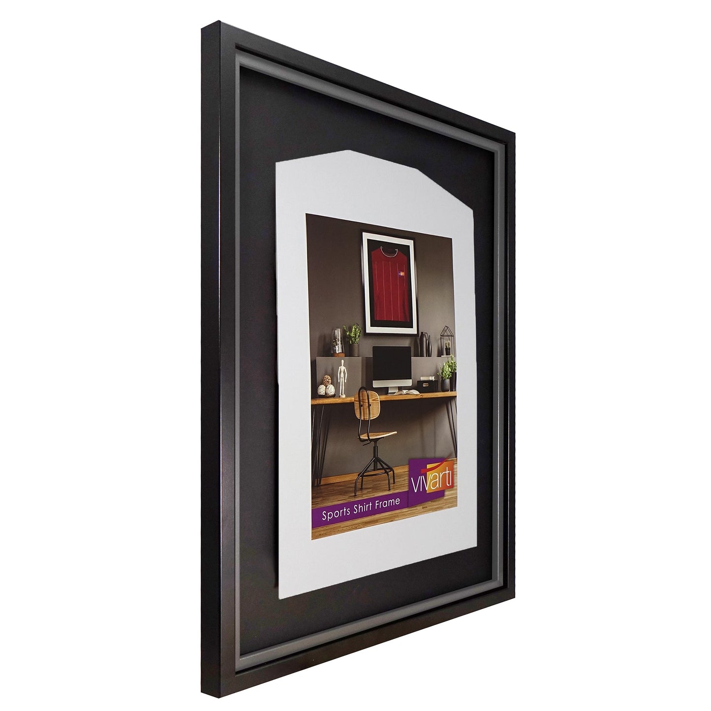 Vivarti DIY Sports Shirt Standard Black  Frame