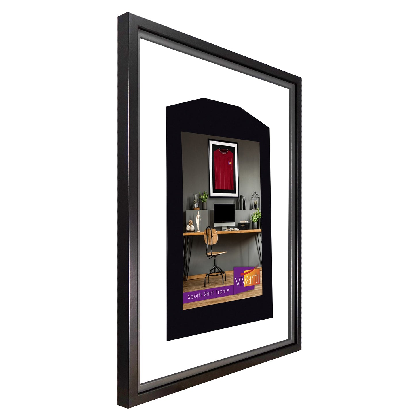Vivarti DIY Sports Shirt Standard Black  Frame