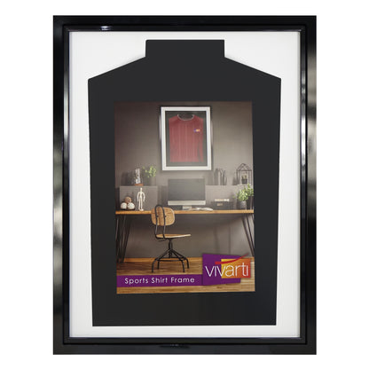 Vivarti DIY Tapered Standard Sports Shirt Display Black Frame