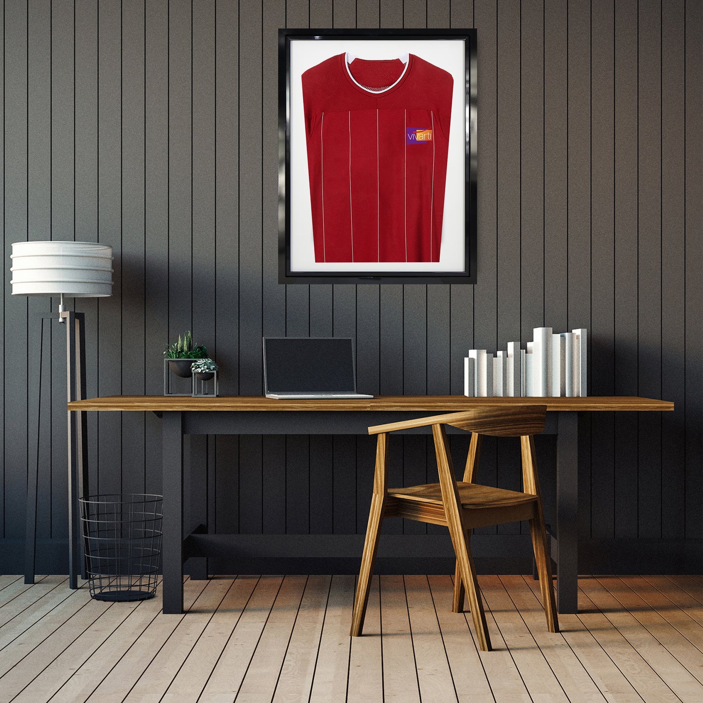 Vivarti DIY Tapered Standard Sports Shirt Display Black Frame