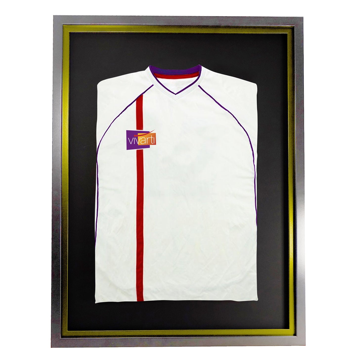 Vivarti DIY Standard Sports Shirt Display Silver Frame