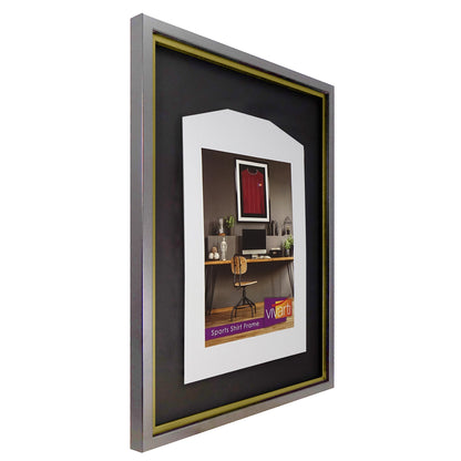 Vivarti DIY Standard Sports Shirt Display Silver Frame