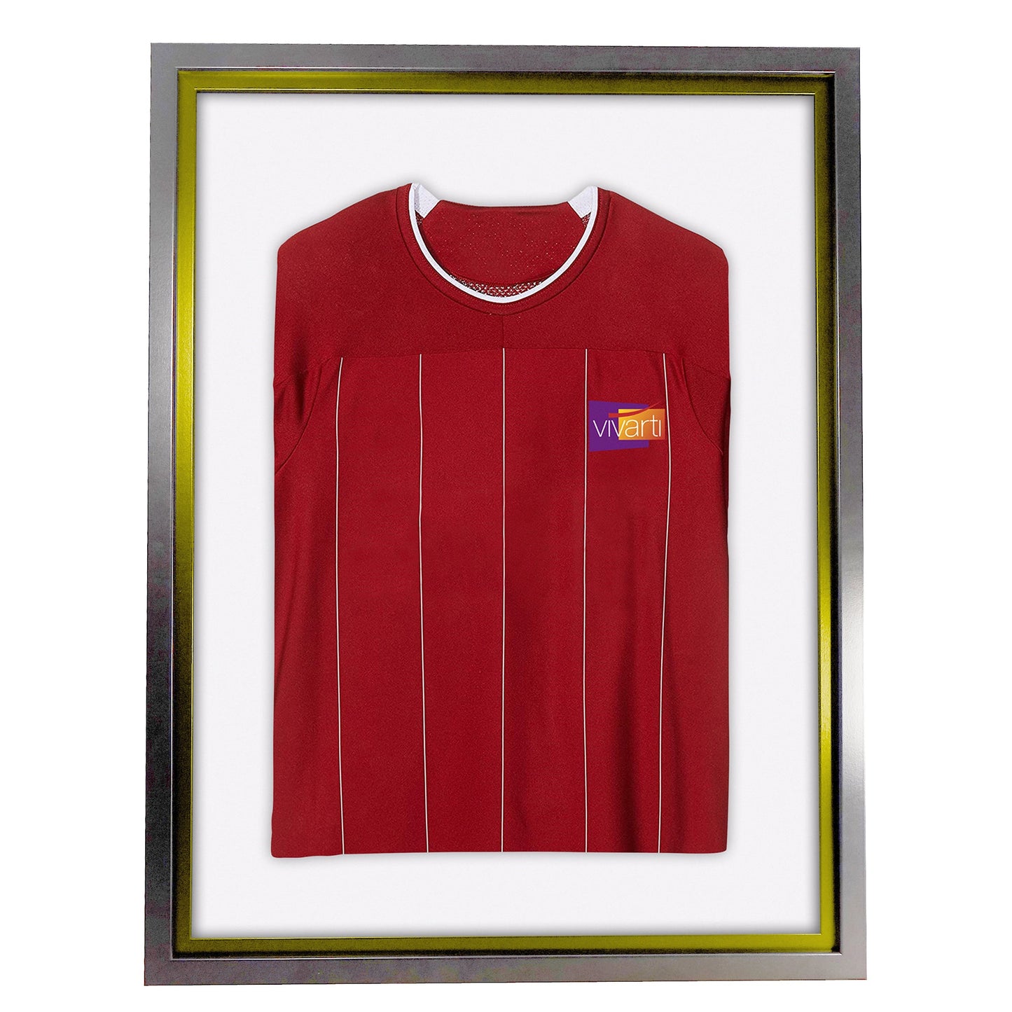 Vivarti DIY Standard Sports Shirt Display Silver Frame