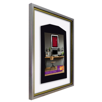 Vivarti DIY Standard Sports Shirt Display Silver Frame
