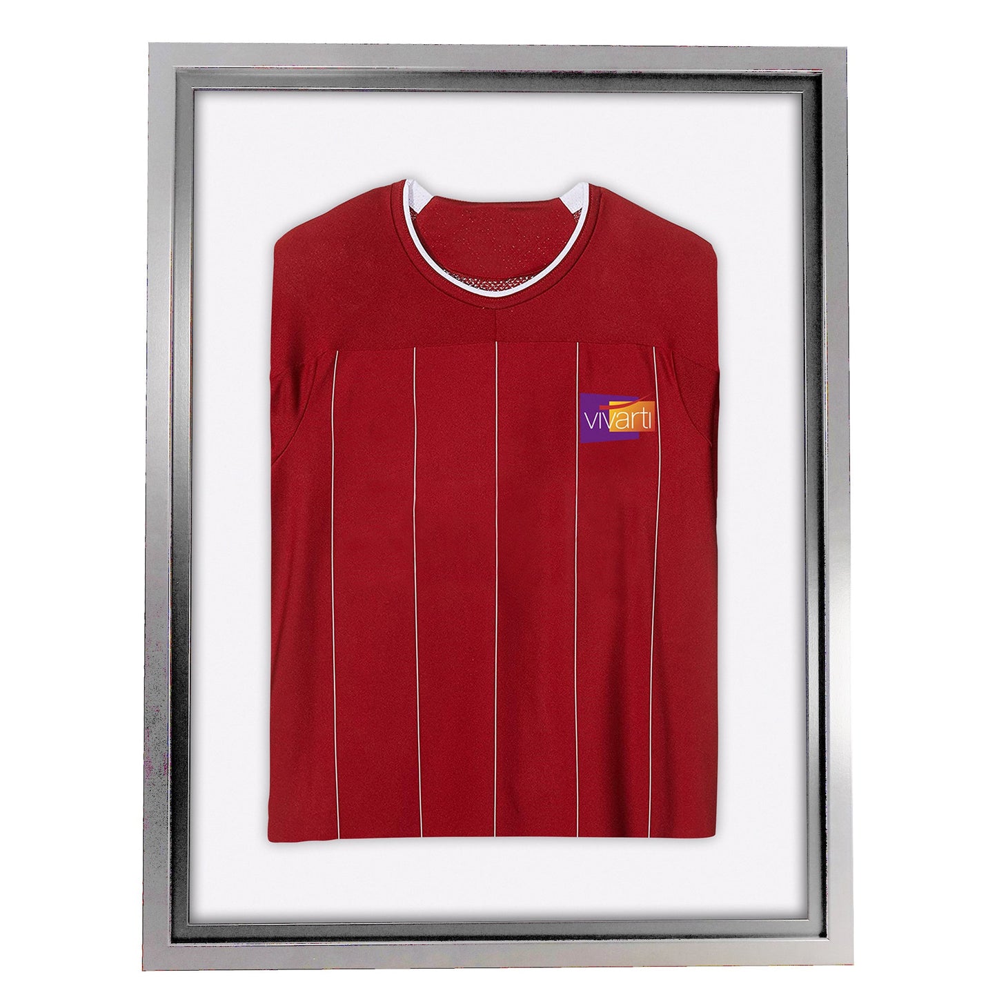 Vivarti DIY Standard Sports Shirt Display Silver Frame