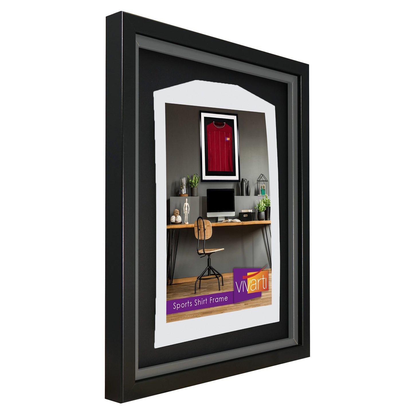 Vivarti DIY Sports Shirt Standard Black  Frame