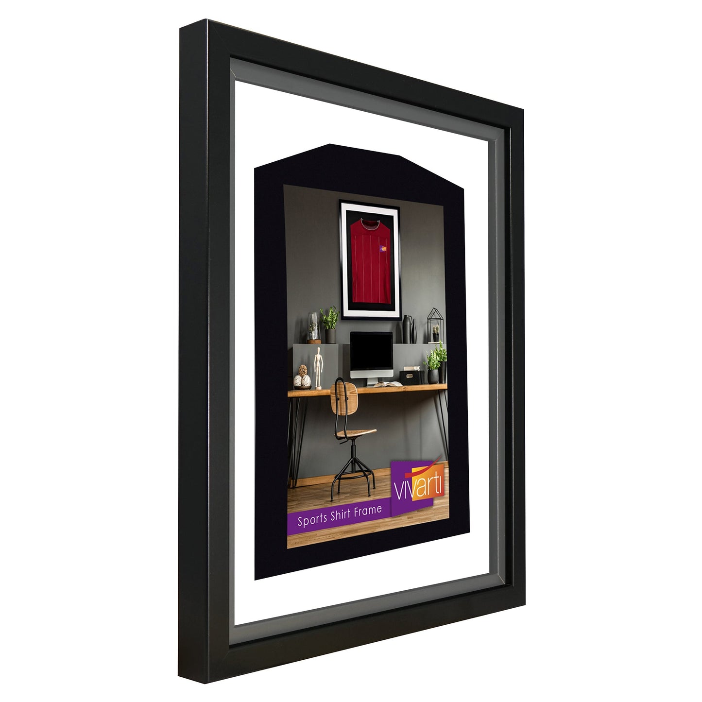 Vivarti DIY Sports Shirt Standard Black  Frame