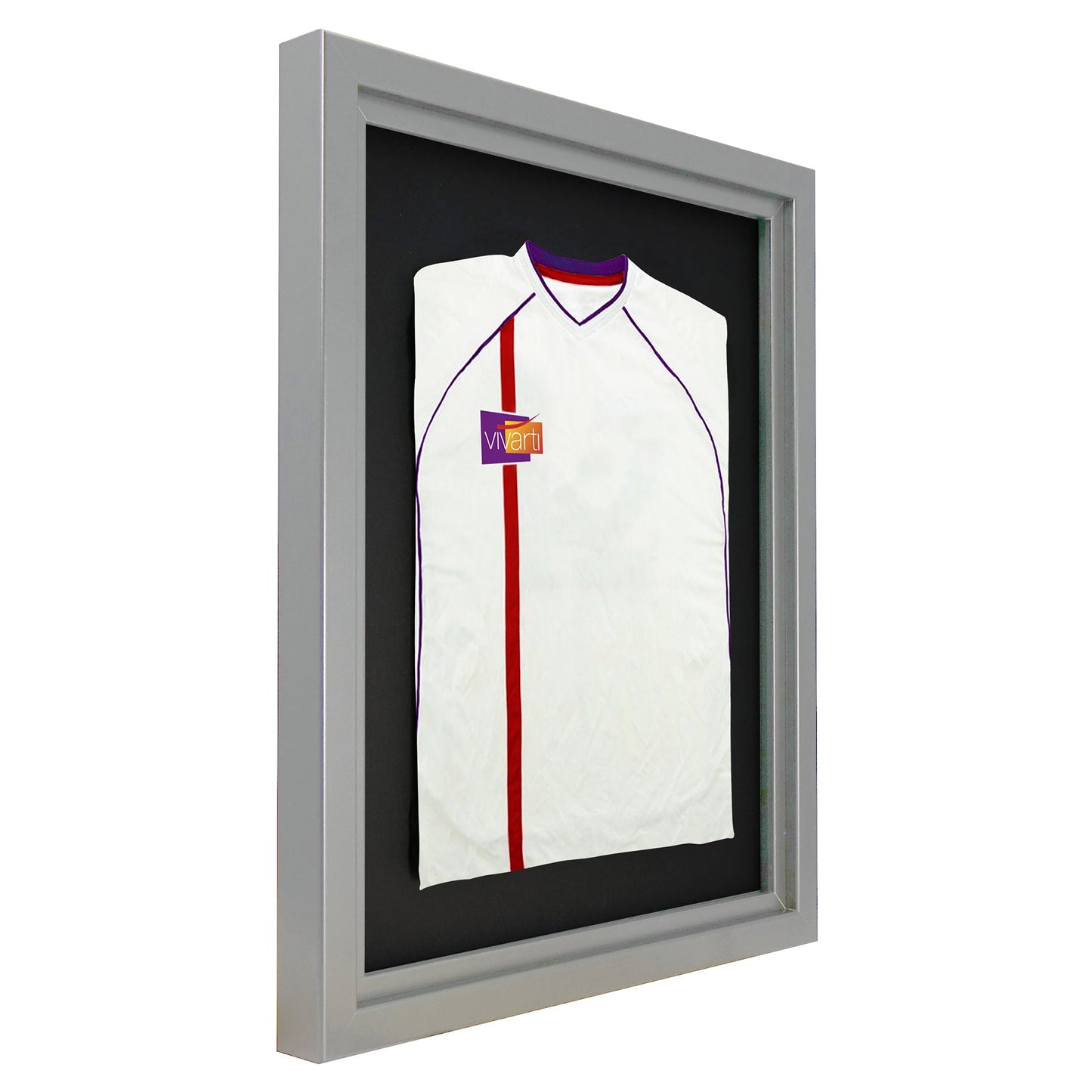 Vivarti DIY Standard Sports Shirt Display Silver Frame