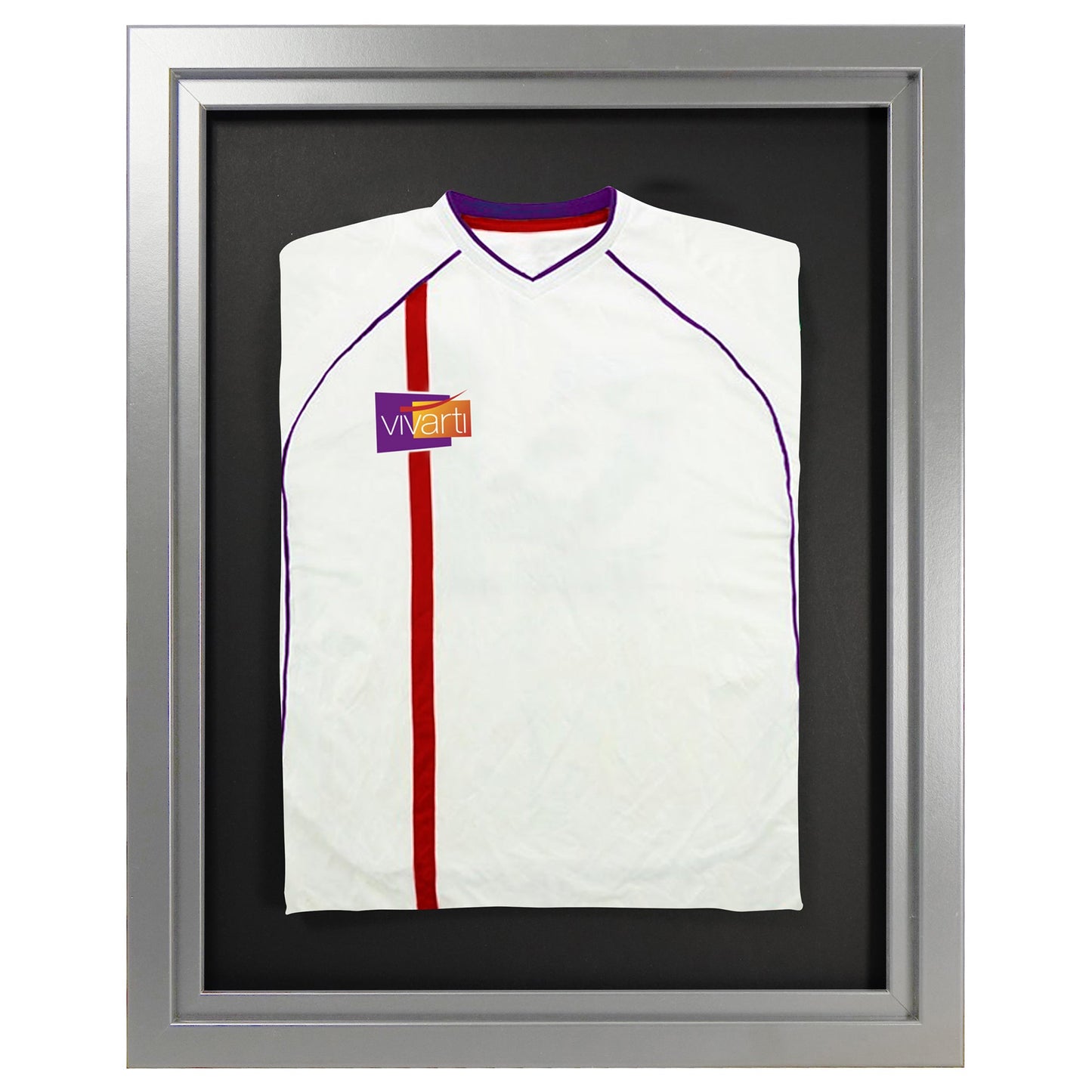 Vivarti DIY Standard Sports Shirt Display Silver Frame