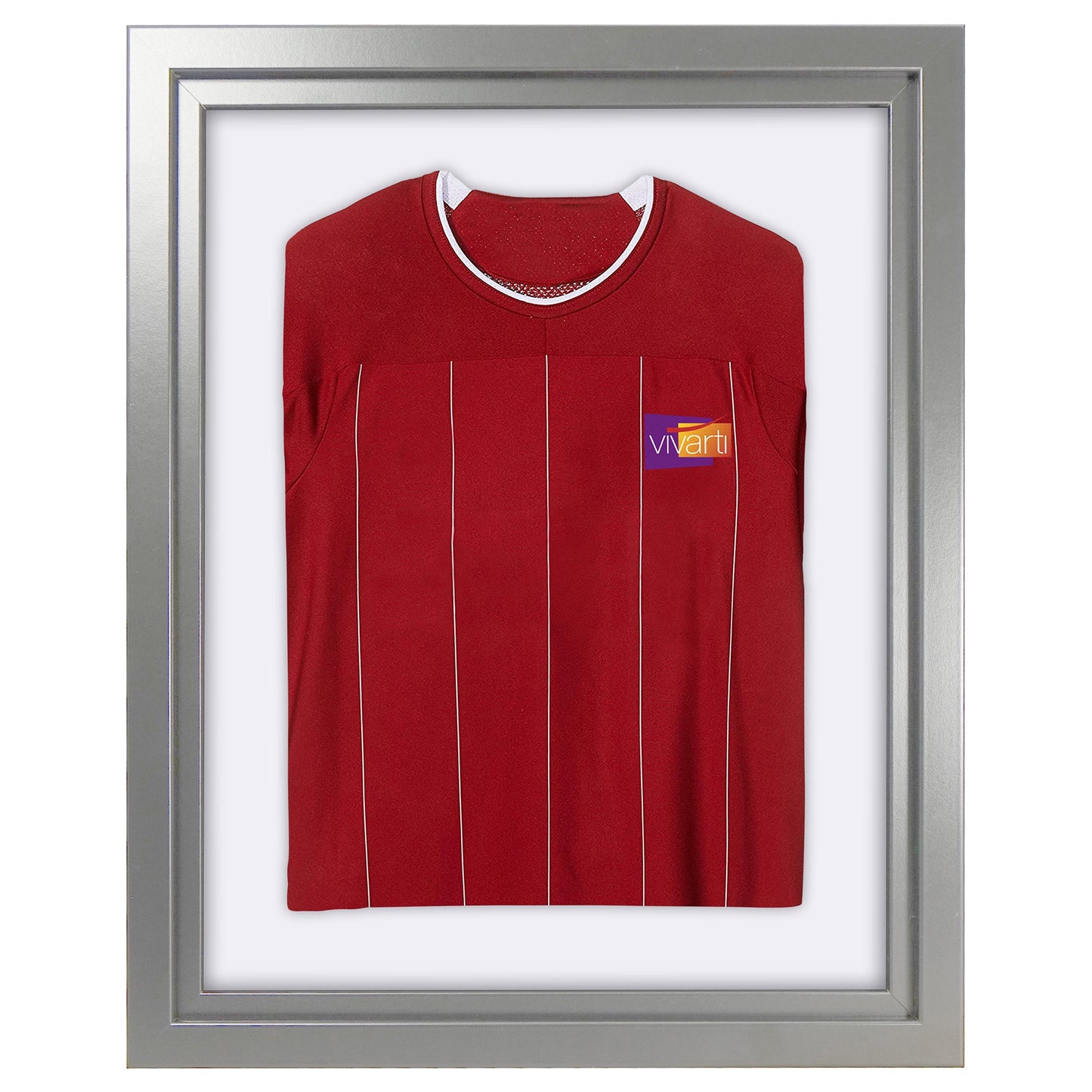 Vivarti DIY Standard Sports Shirt Display Silver Frame