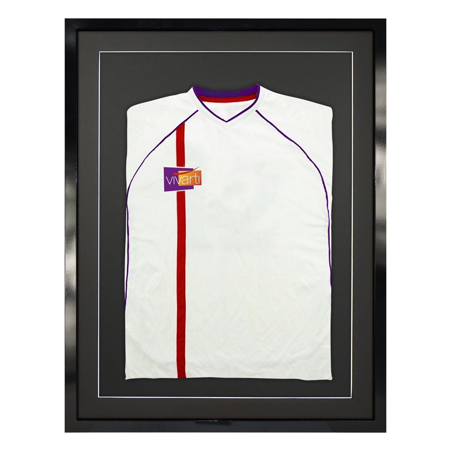 Vivarti DIY Sports Shirt Display 3D Gloss Black Frame