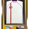 Vivarti DIY 3D Mounted + Double Aperture Sports Shirt Display Black Frame with Colour Mounts