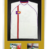 Vivarti DIY 3D Mounted + Double Aperture Sports Shirt Display White  Frame with Colour Mounts