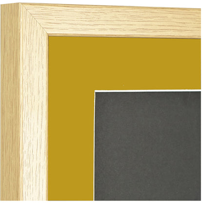 Vivarti DIY 3D Mounted Sports Shirt Display Oak Frame with Colour Mounts