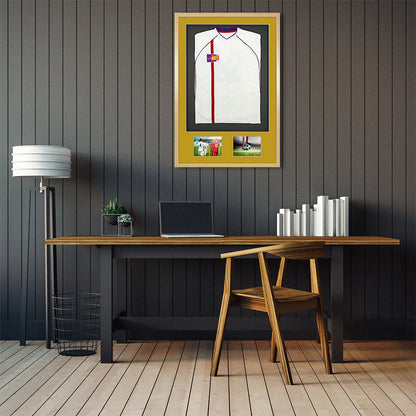 Vivarti DIY 3D Mounted Sports Shirt Display Oak Frame with Colour Mounts