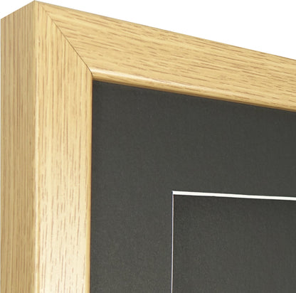 Vivarti DIY Sports Shirt Display 3D + Double Aperture Oak Frame