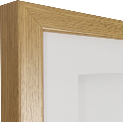 Vivarti DIY Sports Shirt Display 3D + Double Aperture Oak Frame