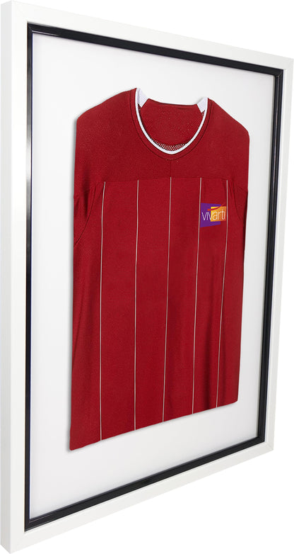 Vivarti DIY Sports Shirt Display Standard Gloss White Frame