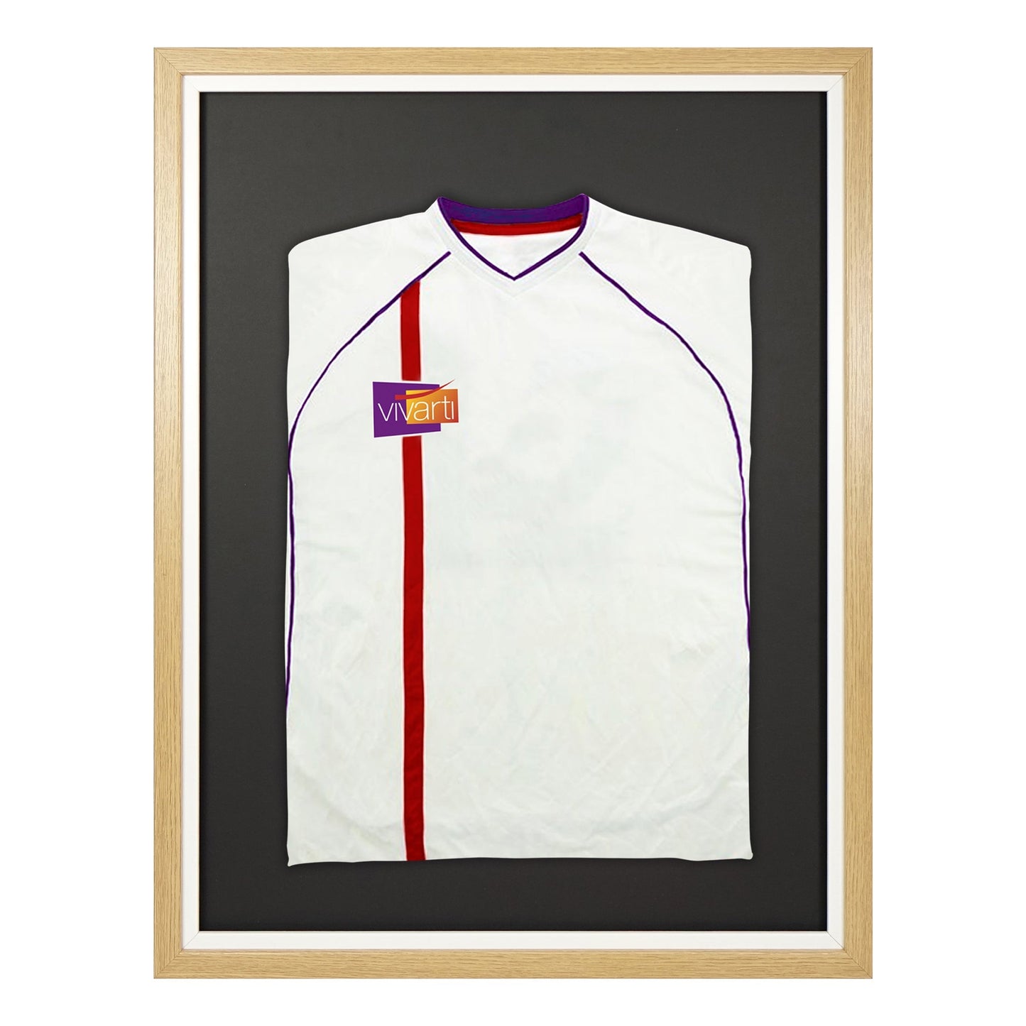Vivarti DIY Sports Shirt Display Standard Oak Frame