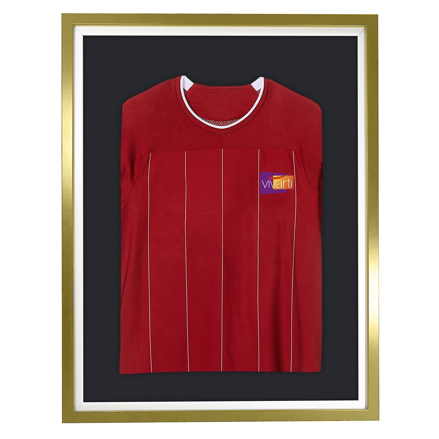 Vivarti DIY Sports Shirt Display Standard Gold Frame
