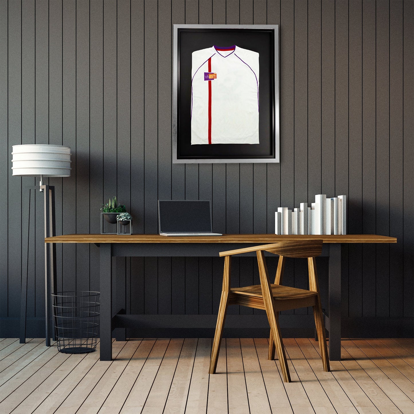 Vivarti DIY Standard Sports Shirt Display Silver Frame