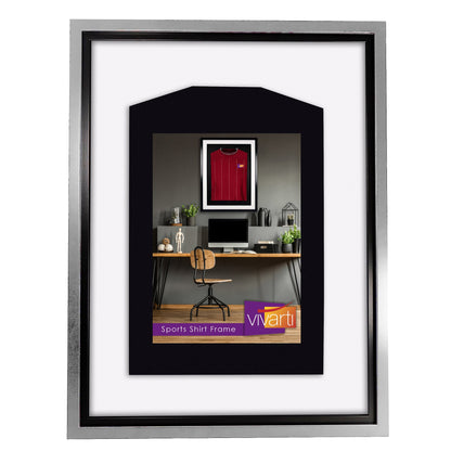 Vivarti DIY Standard Sports Shirt Display Silver Frame