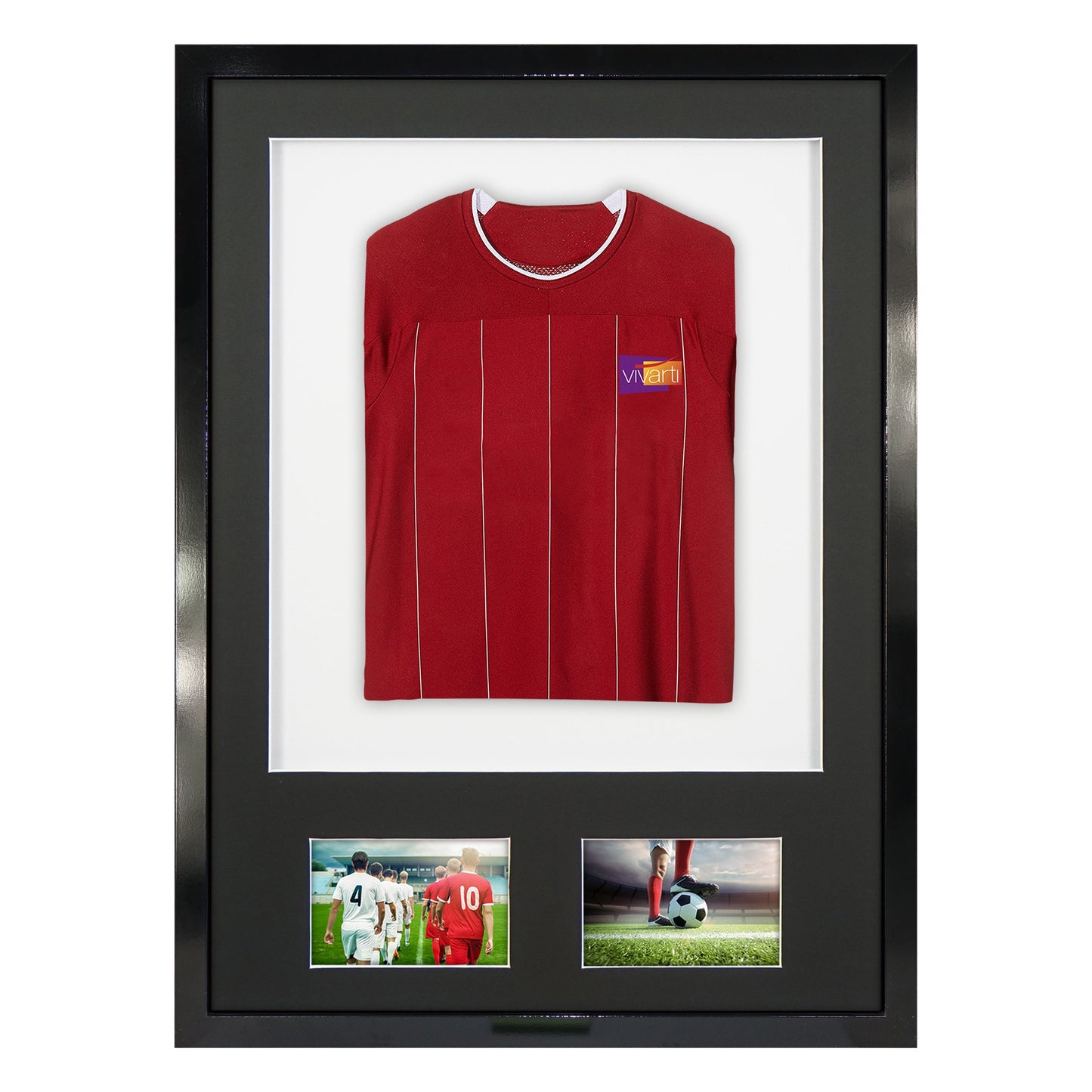 Vivarti DIY Sports Shirt Display 3D Gloss Black Frame