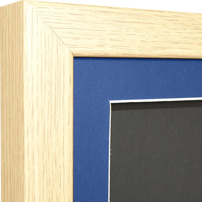 Vivarti DIY 3D Mounted Sports Shirt Display Oak Frame with Colour Mounts