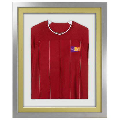 Vivarti DIY 3D Mounted Sports Shirt Display Silver  Frame with Colour Mounts