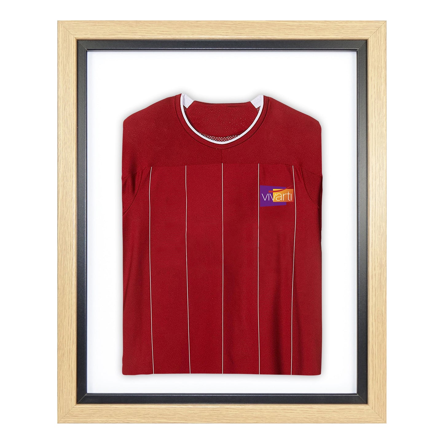 Vivarti DIY Sports Shirt Display Standard Oak Frame