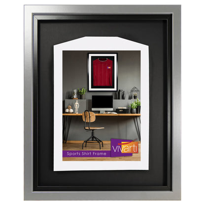 Vivarti DIY Standard Sports Shirt Display Silver Frame