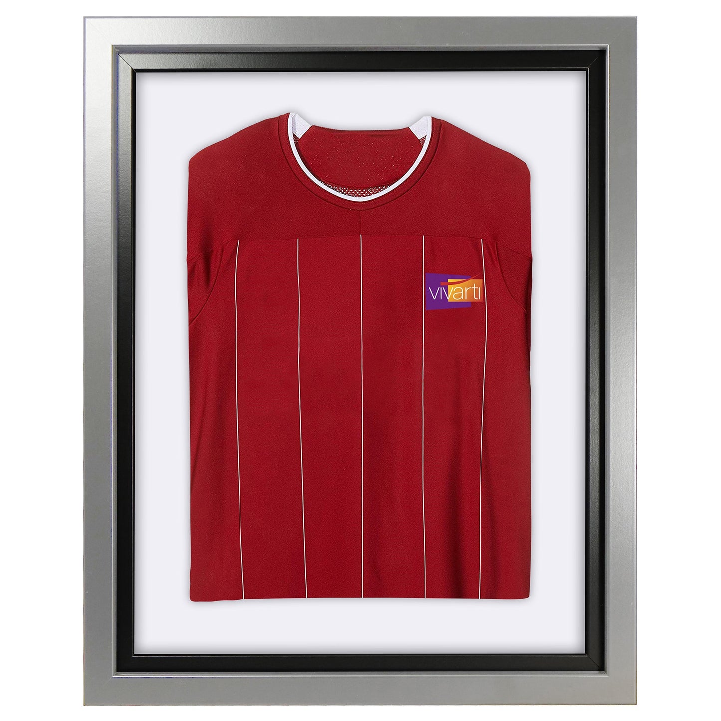 Vivarti DIY Standard Sports Shirt Display Silver Frame