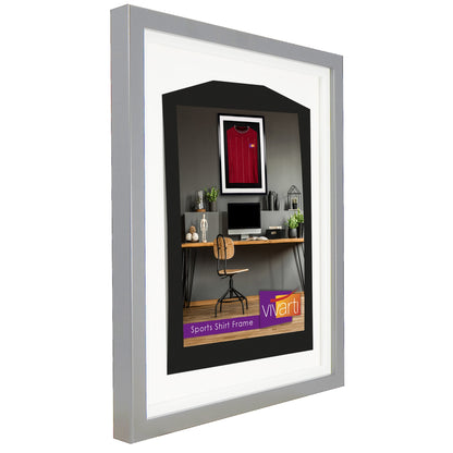 Vivarti DIY Standard Sports Shirt Display Silver Frame