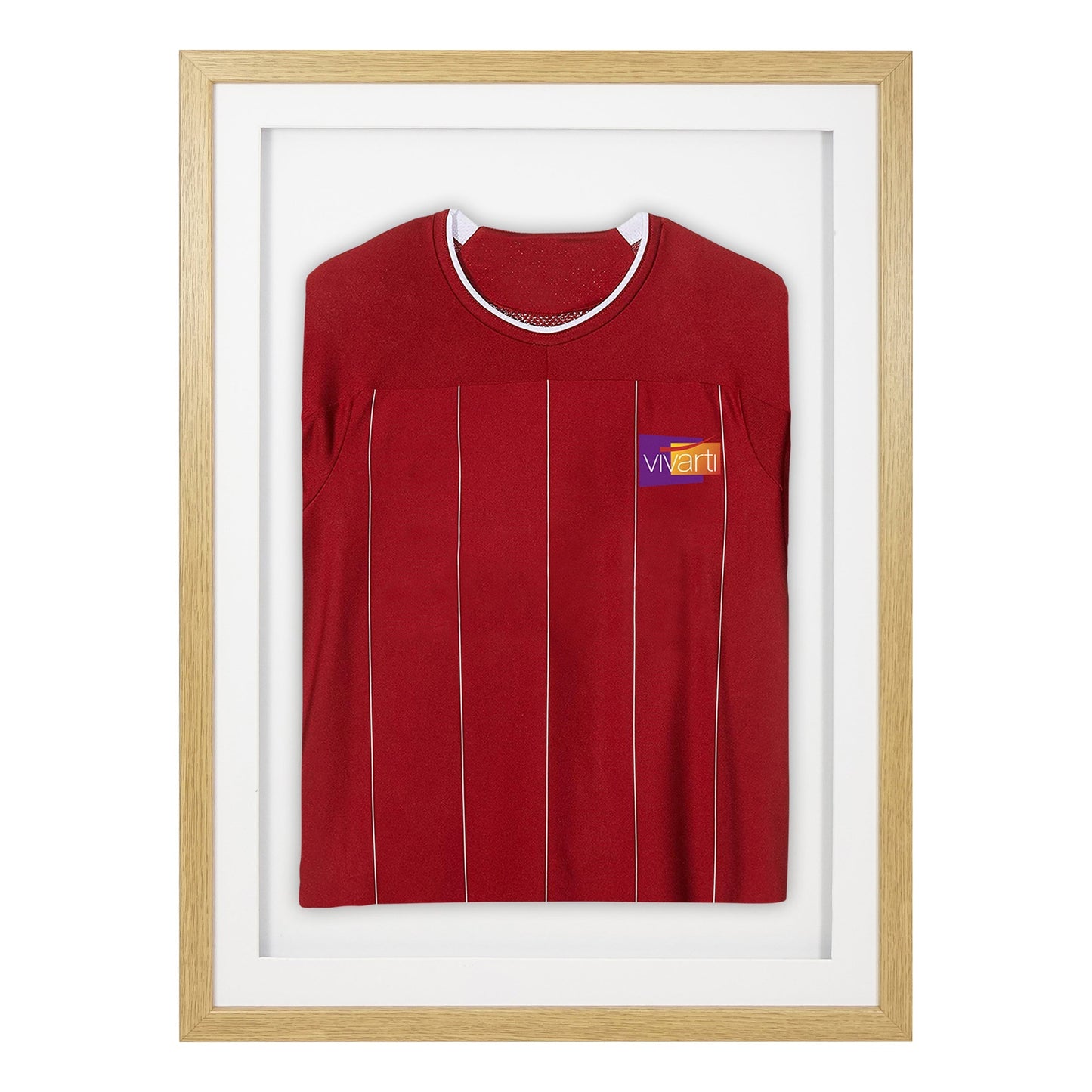 Vivarti DIY Sports Shirt Display 3D Oak Frame