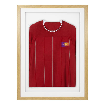 Vivarti DIY Sports Shirt Display 3D Oak Frame