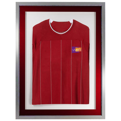 Vivarti DIY 3D Mounted Sports Shirt Display Silver  Frame with Colour Mounts