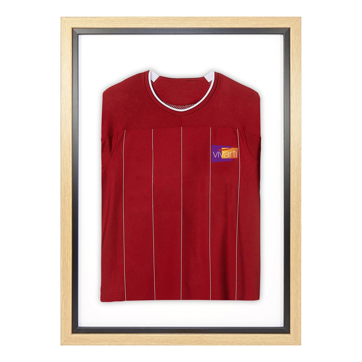 Vivarti DIY Sports Shirt Display Standard Oak Frame
