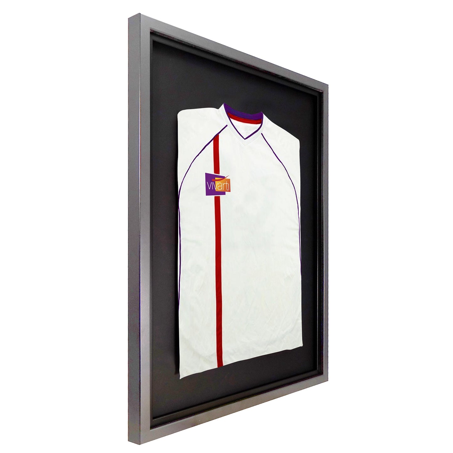 Vivarti DIY Standard Sports Shirt Display Silver Frame