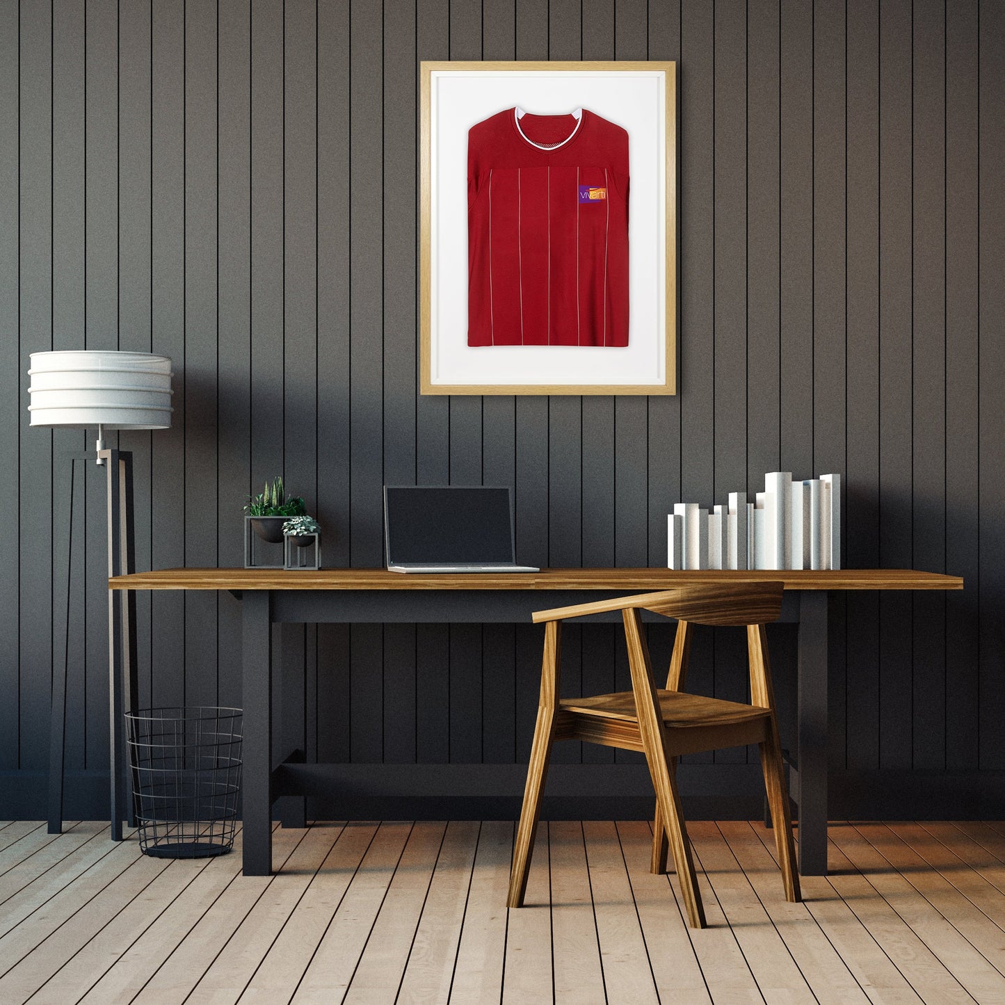 Vivarti DIY Sports Shirt Display Standard Oak Frame