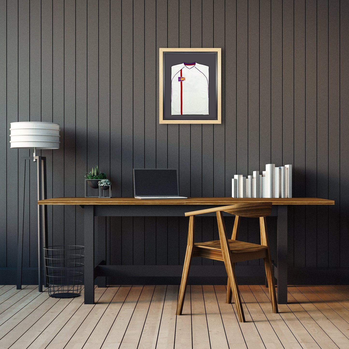 Vivarti DIY Sports Shirt Display Standard Oak Frame